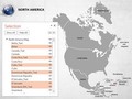 North America Map PowerPoint Map