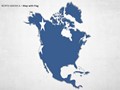 North America Map PowerPoint Map