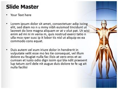 Vitruvian Man Free Ppt Template Slide1