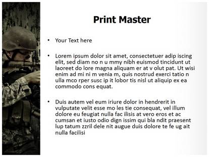 War Free Ppt Template Slide1