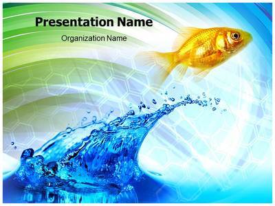 Water Fish Editable PowerPoint Template