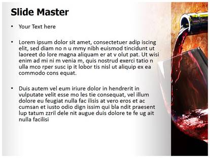 Wine Free Ppt Template Slide1