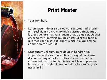 Wine Free Ppt Template Slide1