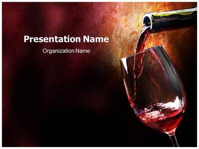 Wine Editable PowerPoint Template