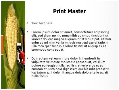 Bio Fuel Free Ppt Template Slide1