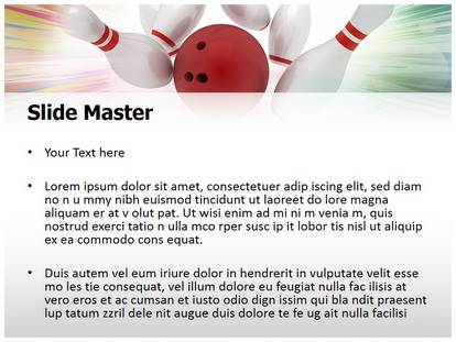 Bowling Free Ppt Template Slide1