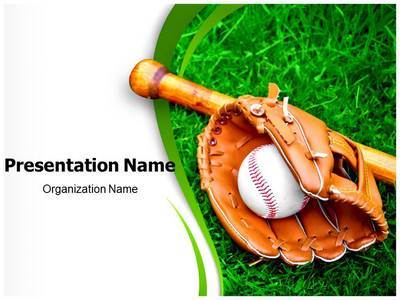 Baseball Sports Editable PowerPoint Template