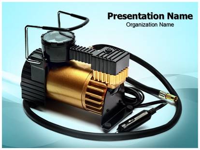 Car Air Compressor Free Ppt Template