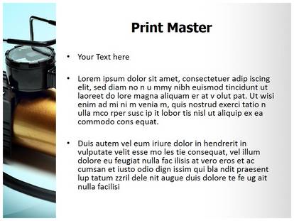 Car Air Compressor Free Ppt Template Slide1