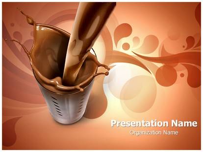Chocolate Milk Free Ppt Template