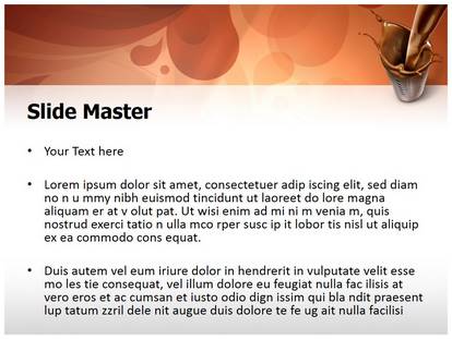 Chocolate Milk Free Ppt Template Slide1