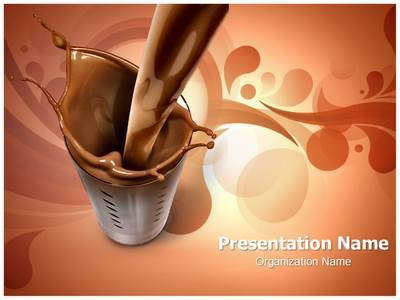 Chocolate Milk Editable PowerPoint Template