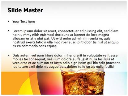Overflowing Drink Free Ppt Template Slide1