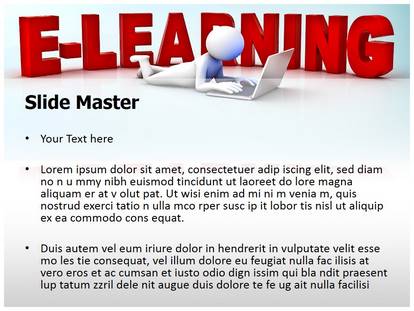 E-Learning Free Ppt Template Slide1
