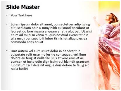 Beautiful Girls Free Ppt Template Slide1