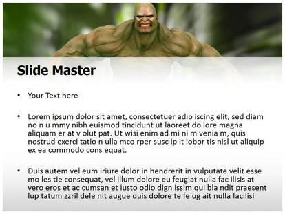 Hulk Free Ppt Template Slide1