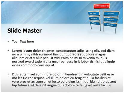 Human Resource Management Free Ppt Template Slide1