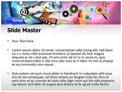 Laptop Free Ppt Template Slide1