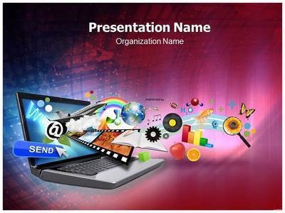 Laptop Editable PowerPoint Template