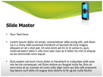 Mobile Security Lock Free Ppt Template Slide1