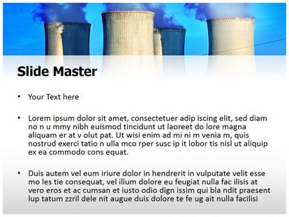 Nuclear Power Plant Free Ppt Template Slide1