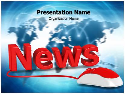 Online News Free Ppt Template