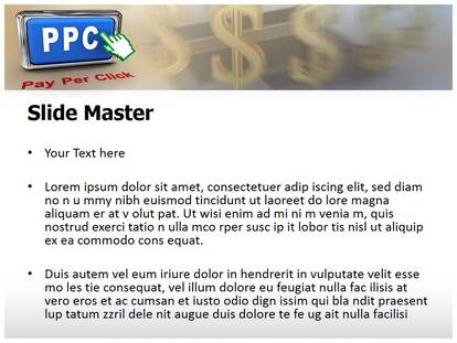 Pay Per Click Marketing Free Ppt Template Slide1
