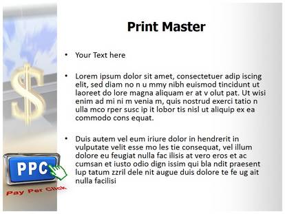 Pay Per Click Marketing Free Ppt Template Slide1