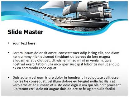 Ship With Sails Free Ppt Template Slide1