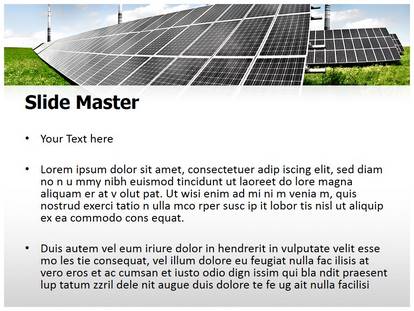 Solar Energy Free Ppt Template Slide1