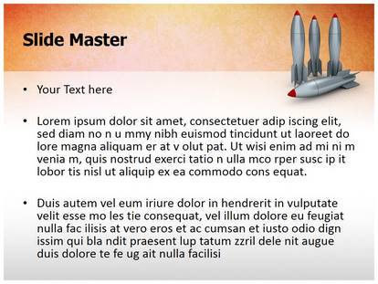 3D Rockets Free Ppt Template Slide1
