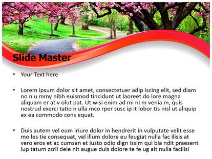 Blossoms Free Ppt Template Slide1