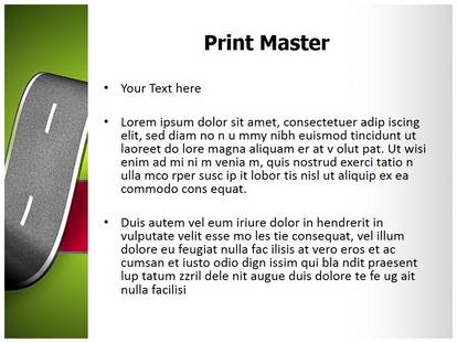 Tough Road Ahead Free Ppt Template Slide1