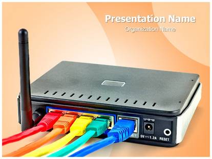 Wifi Router Free Ppt Template
