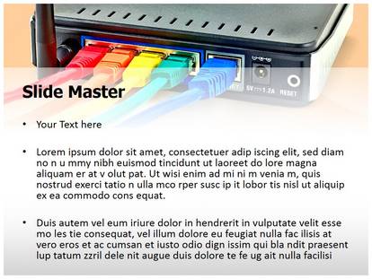 Wifi Router Free Ppt Template Slide1