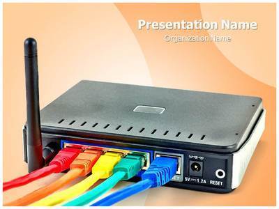 Wifi Router Editable PowerPoint Template