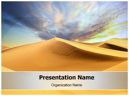 African Desert Free Ppt Template