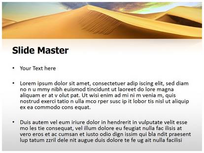 African Desert Free Ppt Template Slide1
