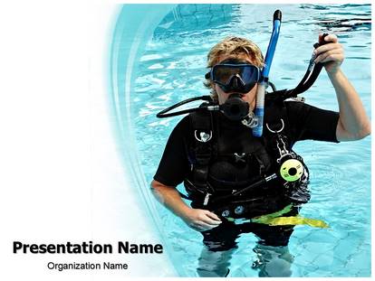 Scuba Diver Free Ppt Template