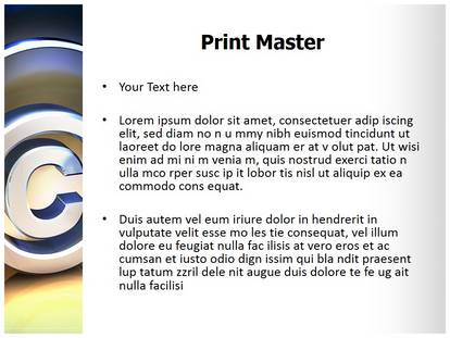 Copyright Music Free Ppt Template Slide1