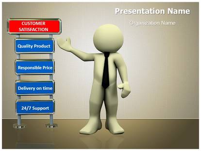 Customer Satisfaction Free Ppt Template