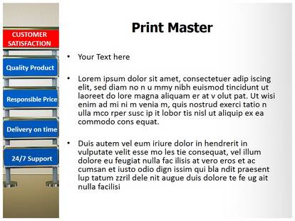 Customer Satisfaction Free Ppt Template Slide1
