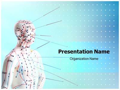 Alternative Medicine Acupuncture Editable PowerPoint Template