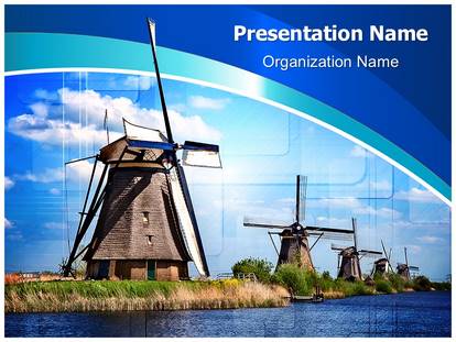 Windmill Free Ppt Template