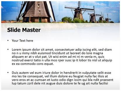 Windmill Free Ppt Template Slide1