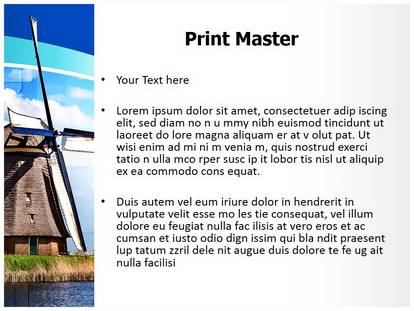 Windmill Free Ppt Template Slide1
