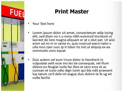 Filling Station Free Ppt Template Slide1