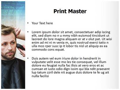 Hair Stylist Free Ppt Template Slide1