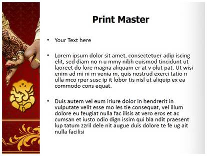 Indian Wedding Free Ppt Template Slide1