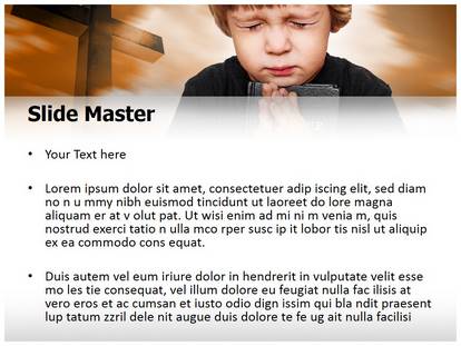 Praying Free Ppt Template Slide1
